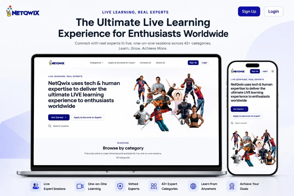 NetQwix live learning marketplace